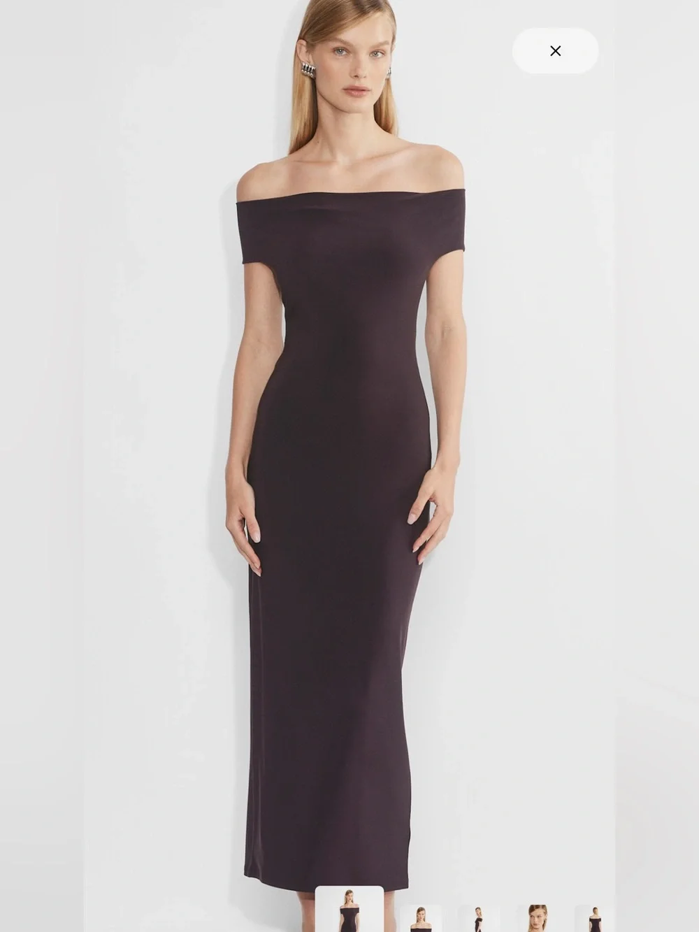 Aritzia Dresses | Aritzia Array Midi Cocktail Dress Deep Plum Purple | Color: Purple | Size: Xxs | Carolinavillani's Closet
